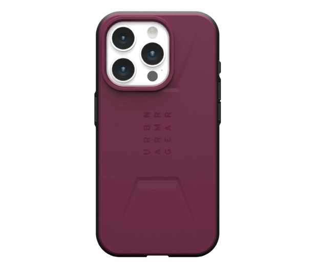 UAG Civilian Magsafe do iPhone 15 Pro bordeaux - 1187811 - zdjęcie
